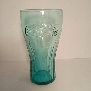 Glass, McDonald's Coca Cola, Green\Blue, 16oz